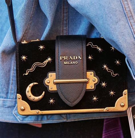 prada cahier small stars moon trunk shoulder bag|Women's Shoulder Bags .